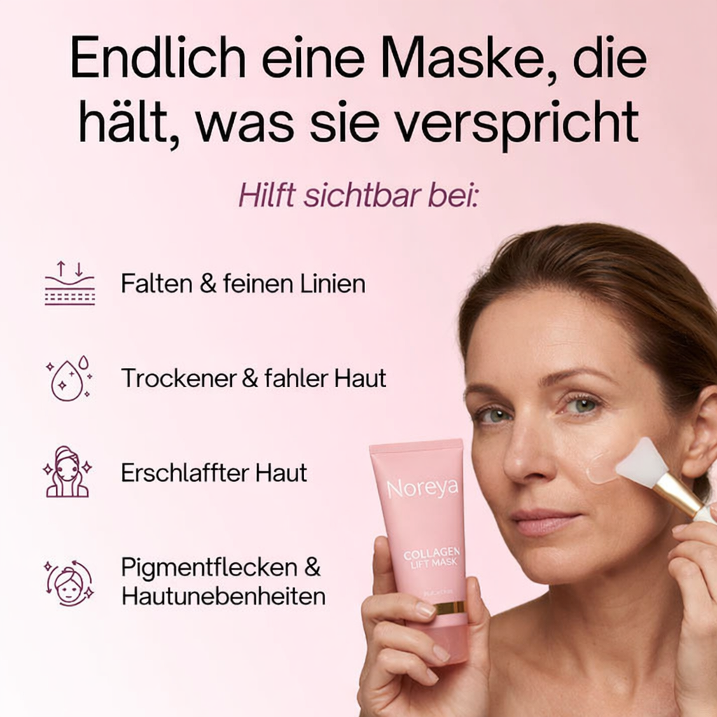 Kollagen-Maske für erschlaffte Halshaut