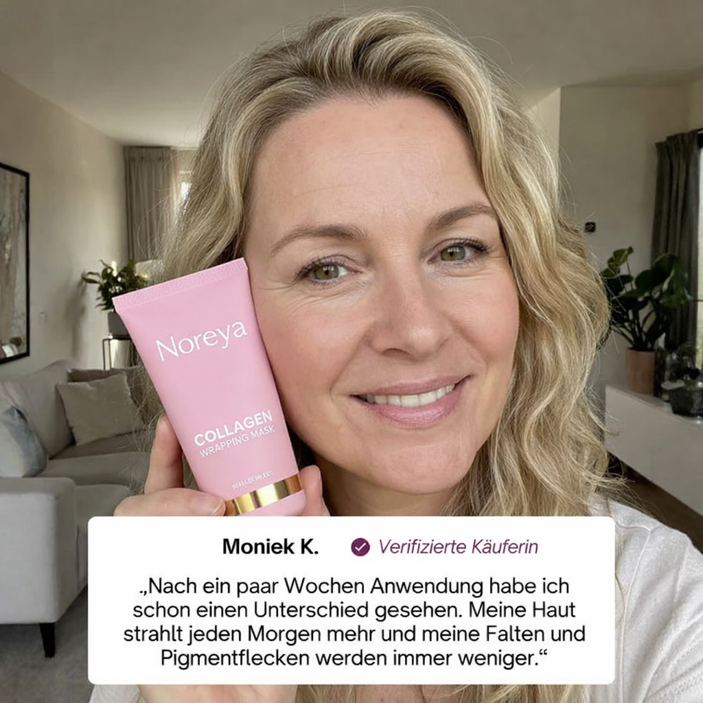 Kollagen-Maske für erschlaffte Halshaut