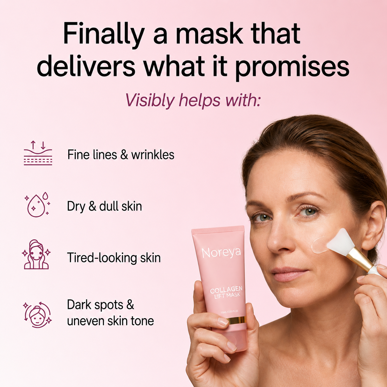 Collagen Night Wrapping Mask + Brush