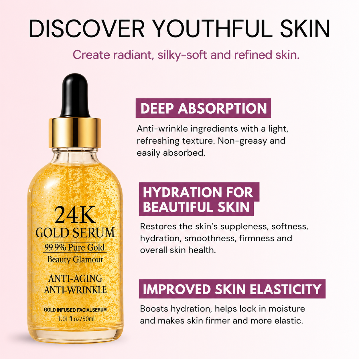 24K Gold Facial Serum